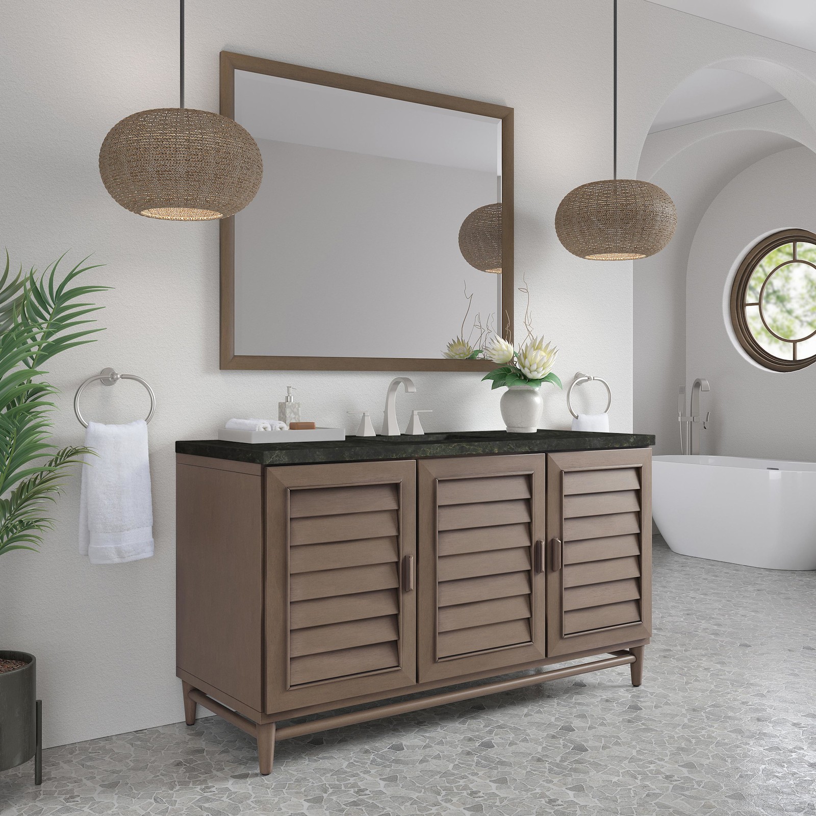 James Martin Vanities 620-V60S-3PHT Portland 60″ – Wood