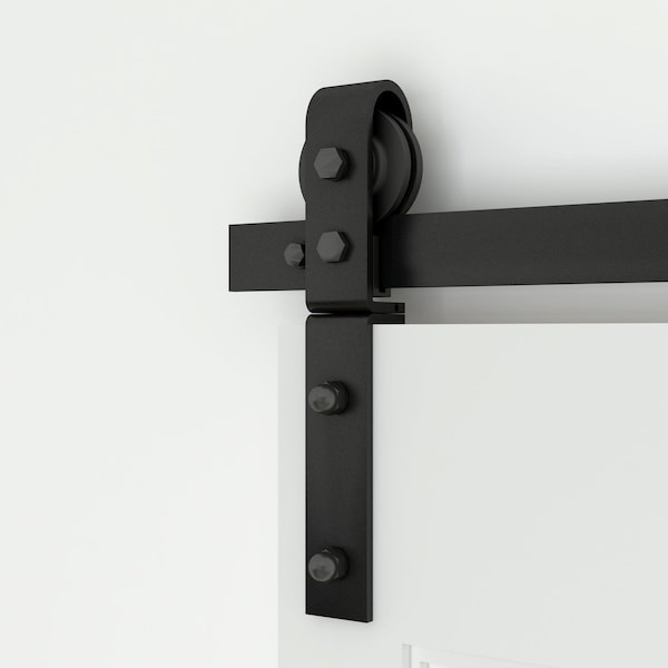 QUIET GLIDE NT.BF1500.FM.08-5 Black 60 in. Single Bi-Fold Front Mount Sliding
