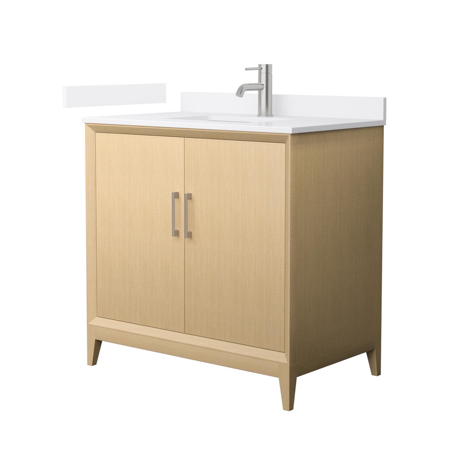 Wyndham Collection WCH7575-36S-VCA-MXX Janna 36″ – White Oak / White Cultured