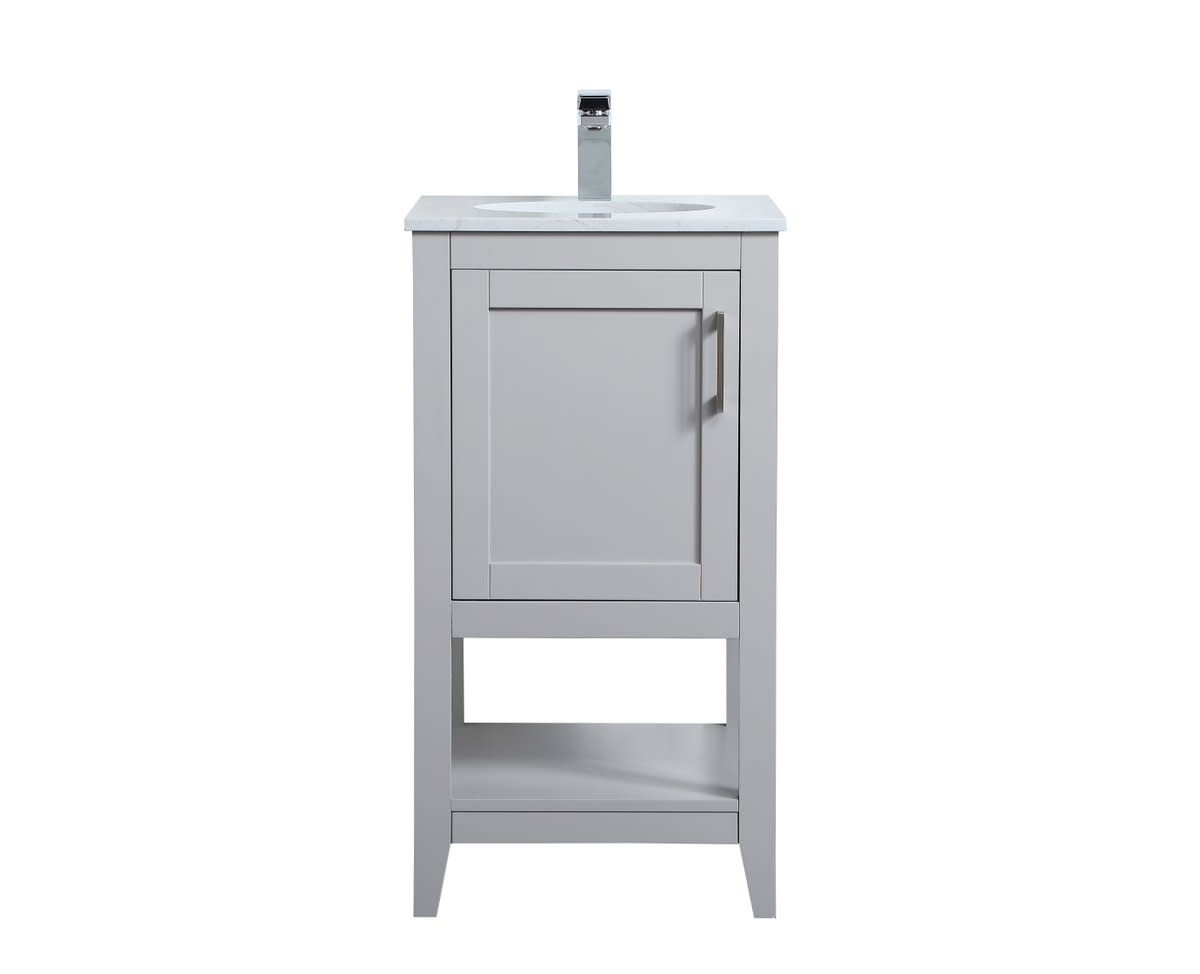 Elegant Lighting VF16018 Aubrey 18″ – Grey