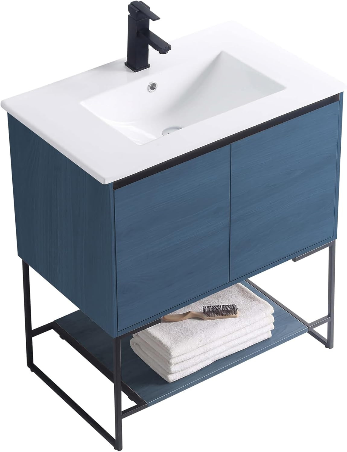 30″ Modern Bathroom Vanity with Sink – Chic Space-Saving Solution