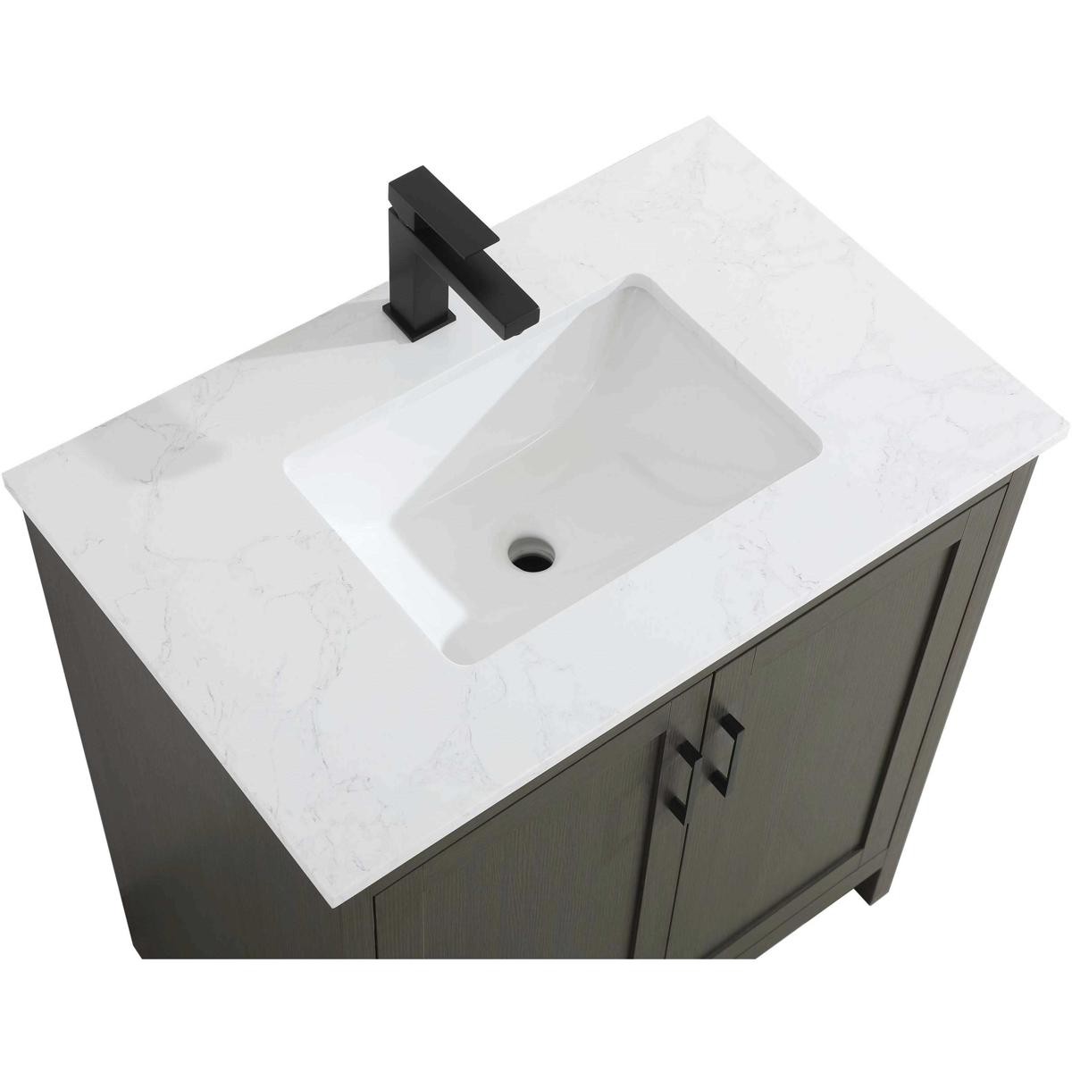 Elegant Lighting VF25130MMB Finnley Vanity Mocha Brown