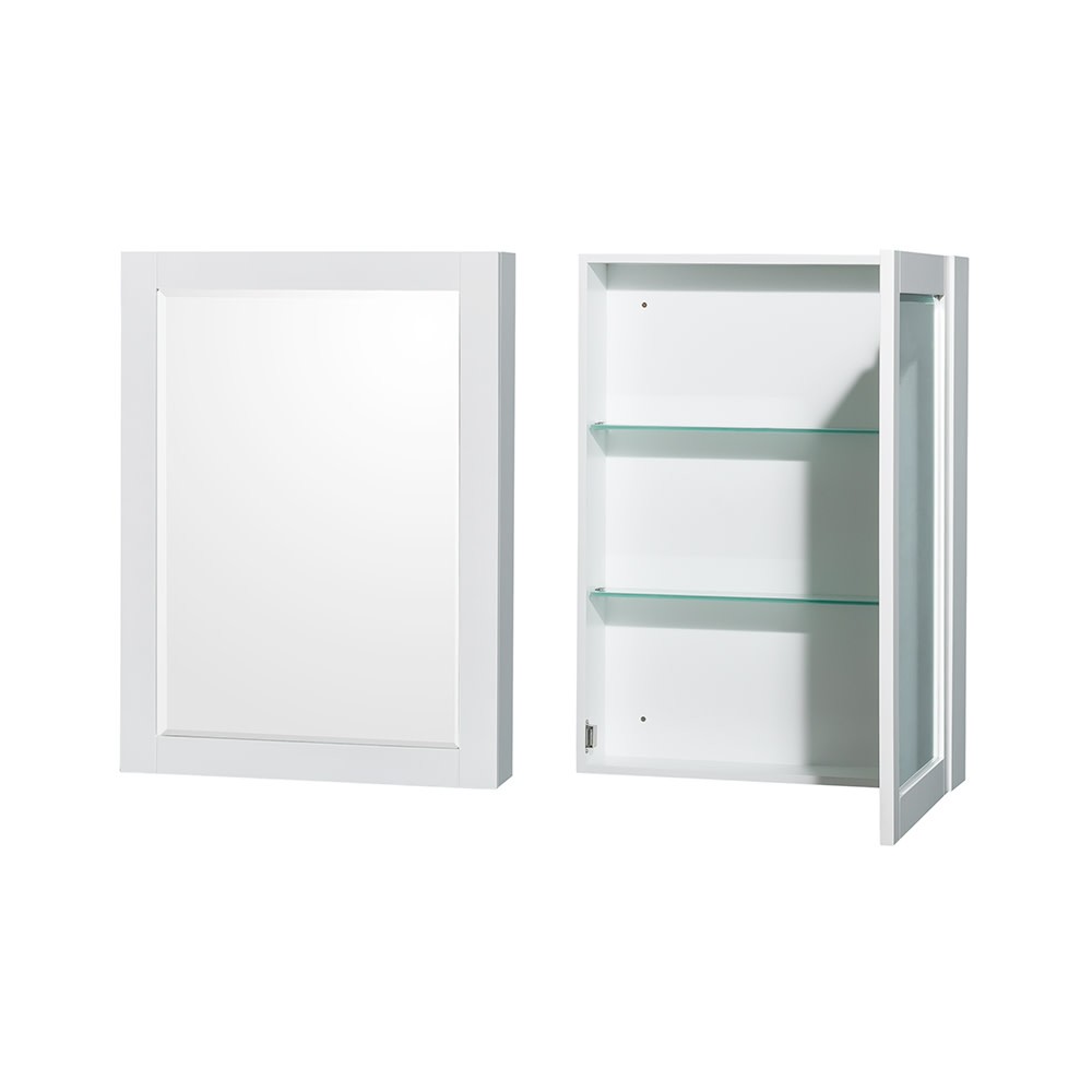 Wyndham Collection WCS141460S-VCA-MED Sheffield 60″ – White / Carrara Cultured