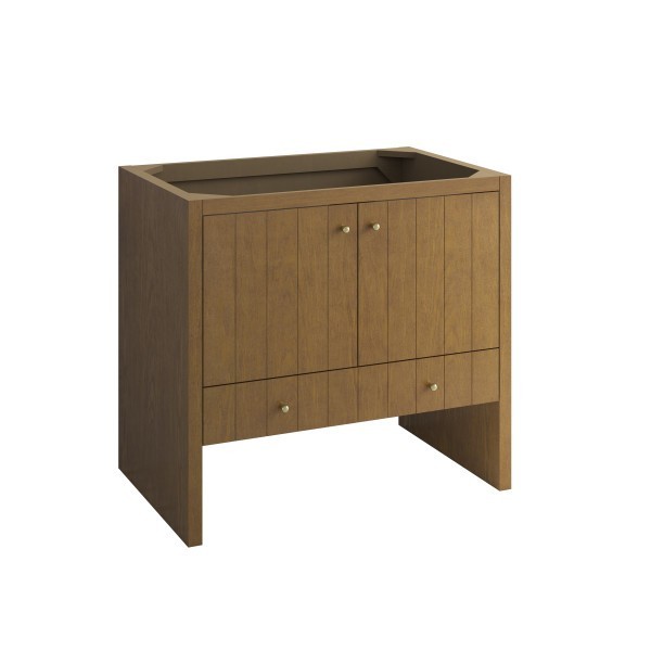 36″ James Martin Hudson 435-V36-HNO Single Vanity Cabinet Honey Oak