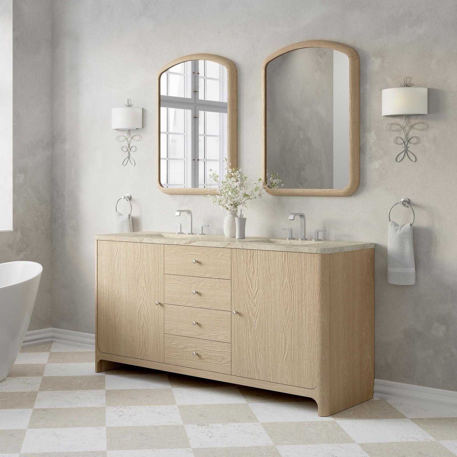 James Martin Vanities D125-V72-FTJR Gracyn 72″ – Sable
