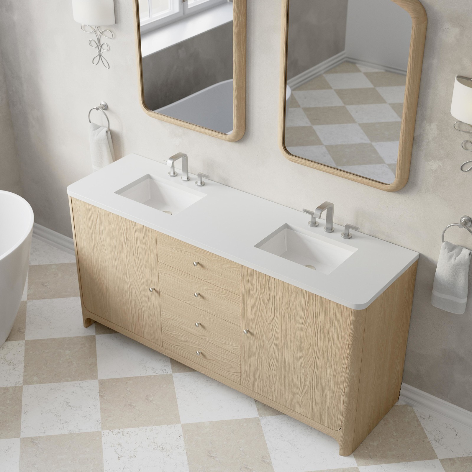 James Martin Vanities D125-V72-WWZ Gracyn 72″ – Sable
