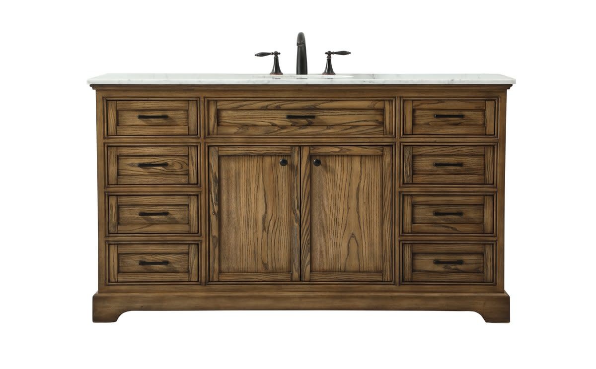 Elegant Lighting VF15060WH Americana 60″ – Wood