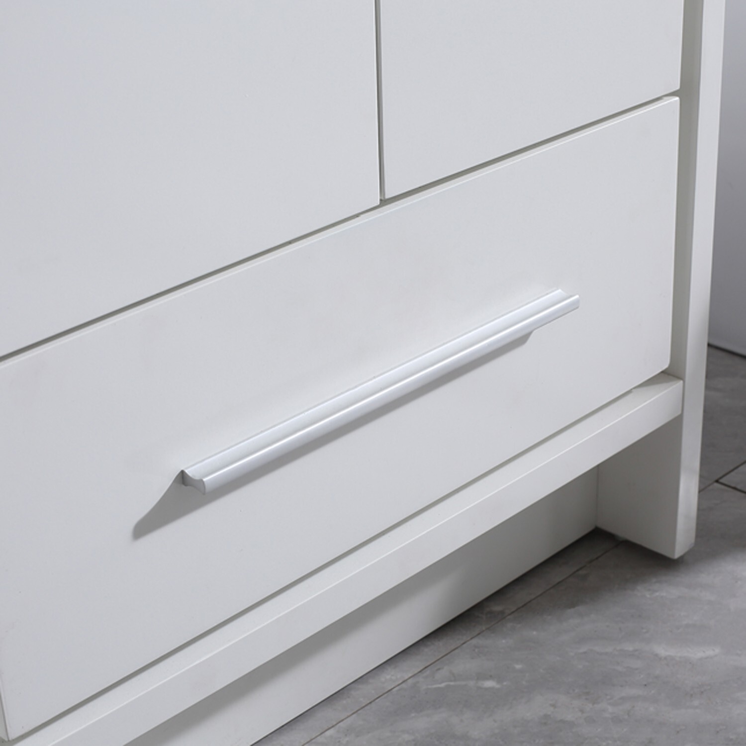 24″ Bathroom Vanity White Single Storage Free Standing Cabinet NO Sink & Faucet