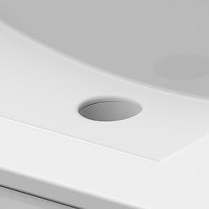 36 Inch Bathroom Vanity with Sink, Modern Floating Bathroom Vanity with Resin Si