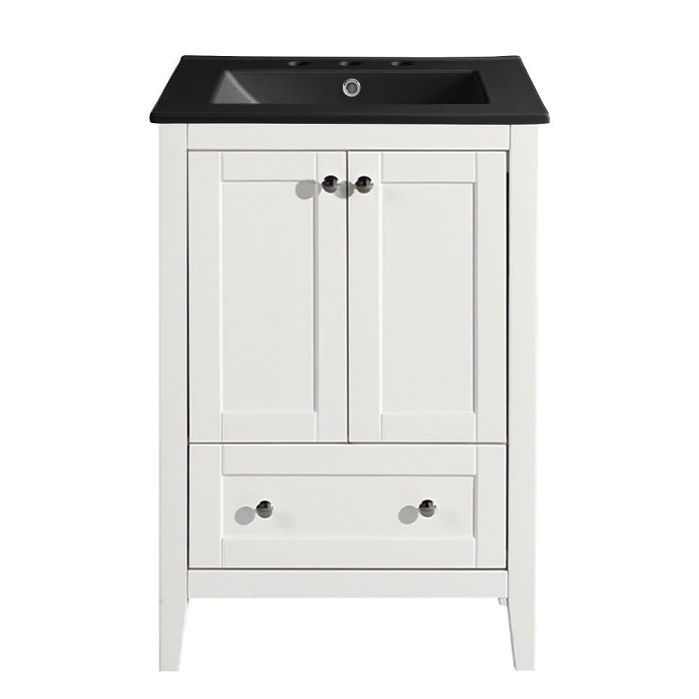 Swiss Madison SM-BV412-3MB Cannes 24″ – White / Matte Black