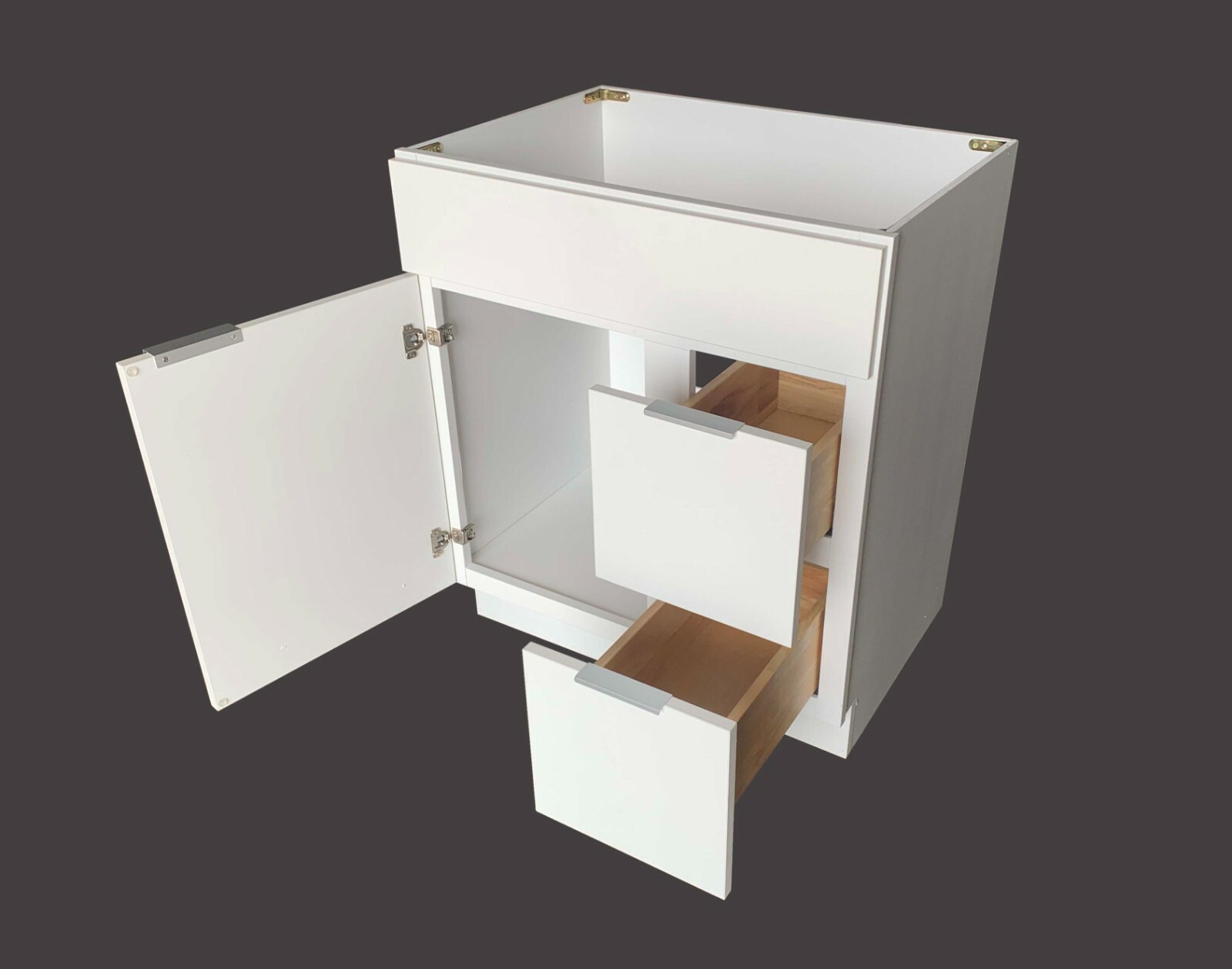 NITURRA Moderno Series – 30″ Bathroom Vanity Flat Door Style RTA Cabinet base