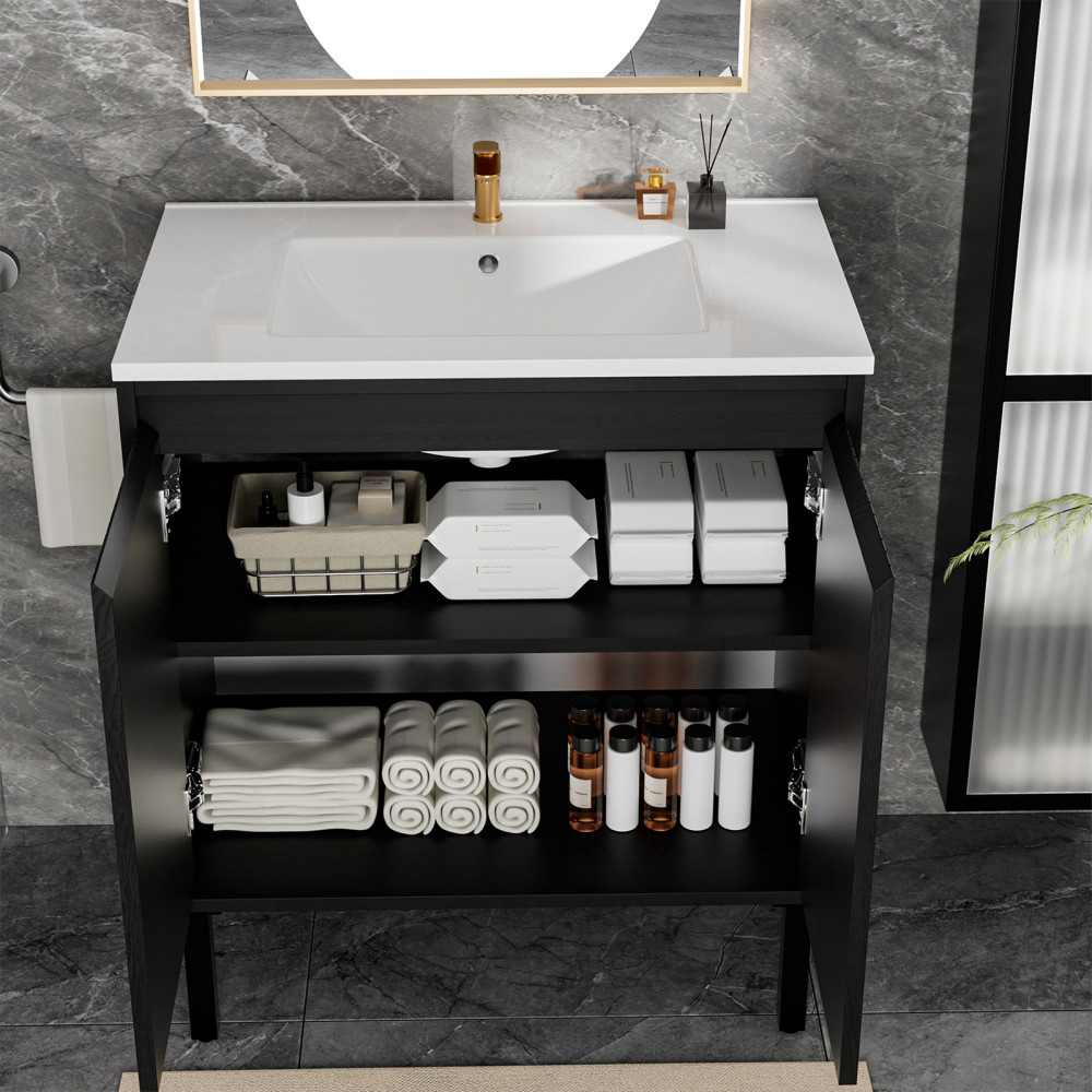 Bathroom Vanity W Sink Floor Standing Structure