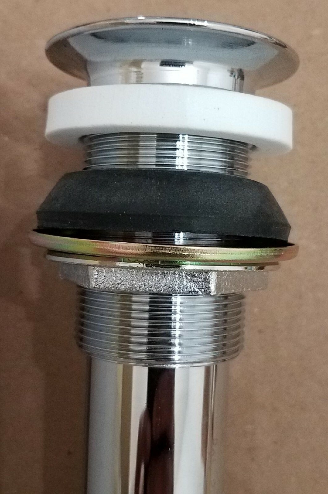 Lavatory Grid Drain No Overflow Holes By Macron Brass 17GA 1-1/4″X6″ Tail Piece