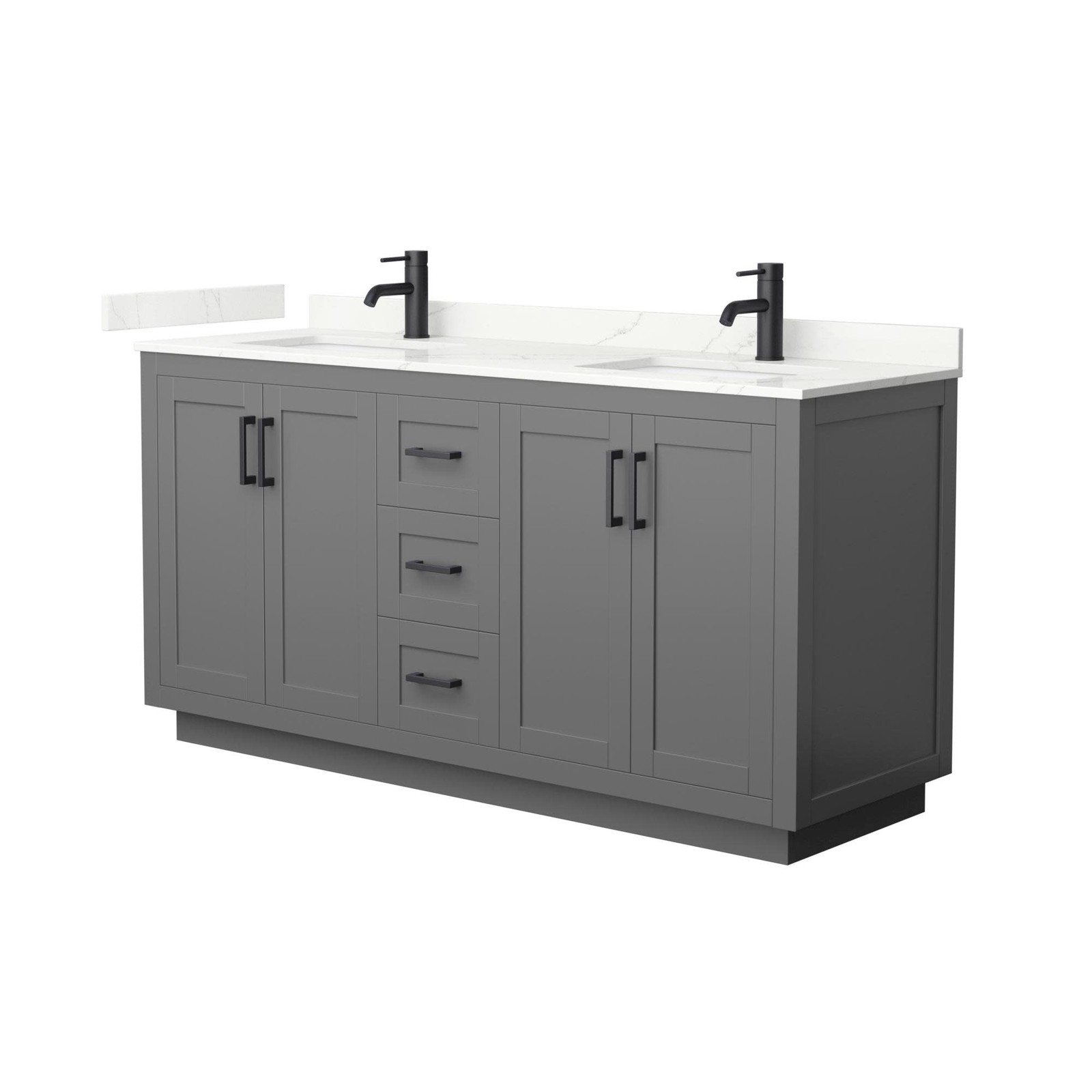 Wyndham Collection WCF292966D-QTZ-UNSMXX Miranda 66″ – Dark Gray / Giotto Quartz