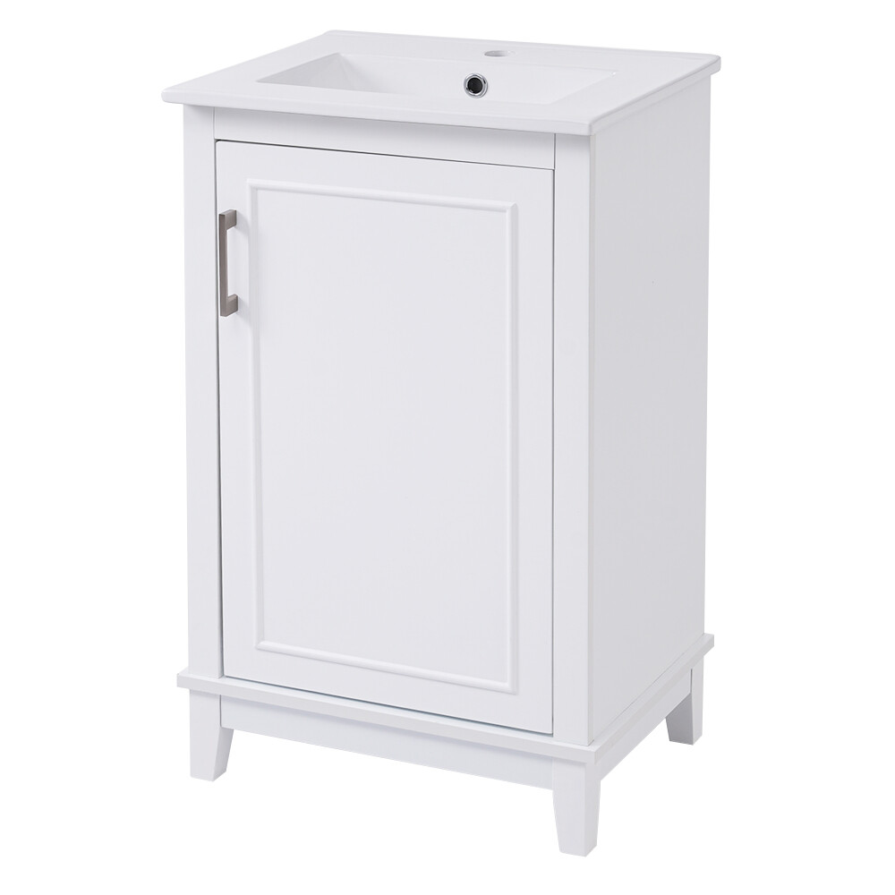 20 Inch Bathroom Vanity Modern Small Bathroom Vanity Cabinet With Ceramic Basin