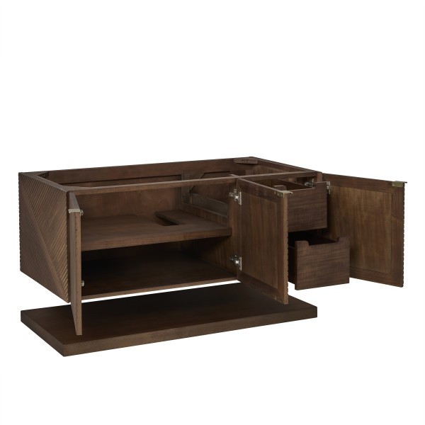 48″James Martin Marcello D200-V48-CSN-3CSP Vanity Cabinet Charcoal Soapstone Top