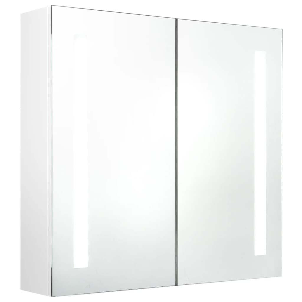 LED Bathroom Mirror Cabinet Shining White 24.4″x5.5″x23.6″