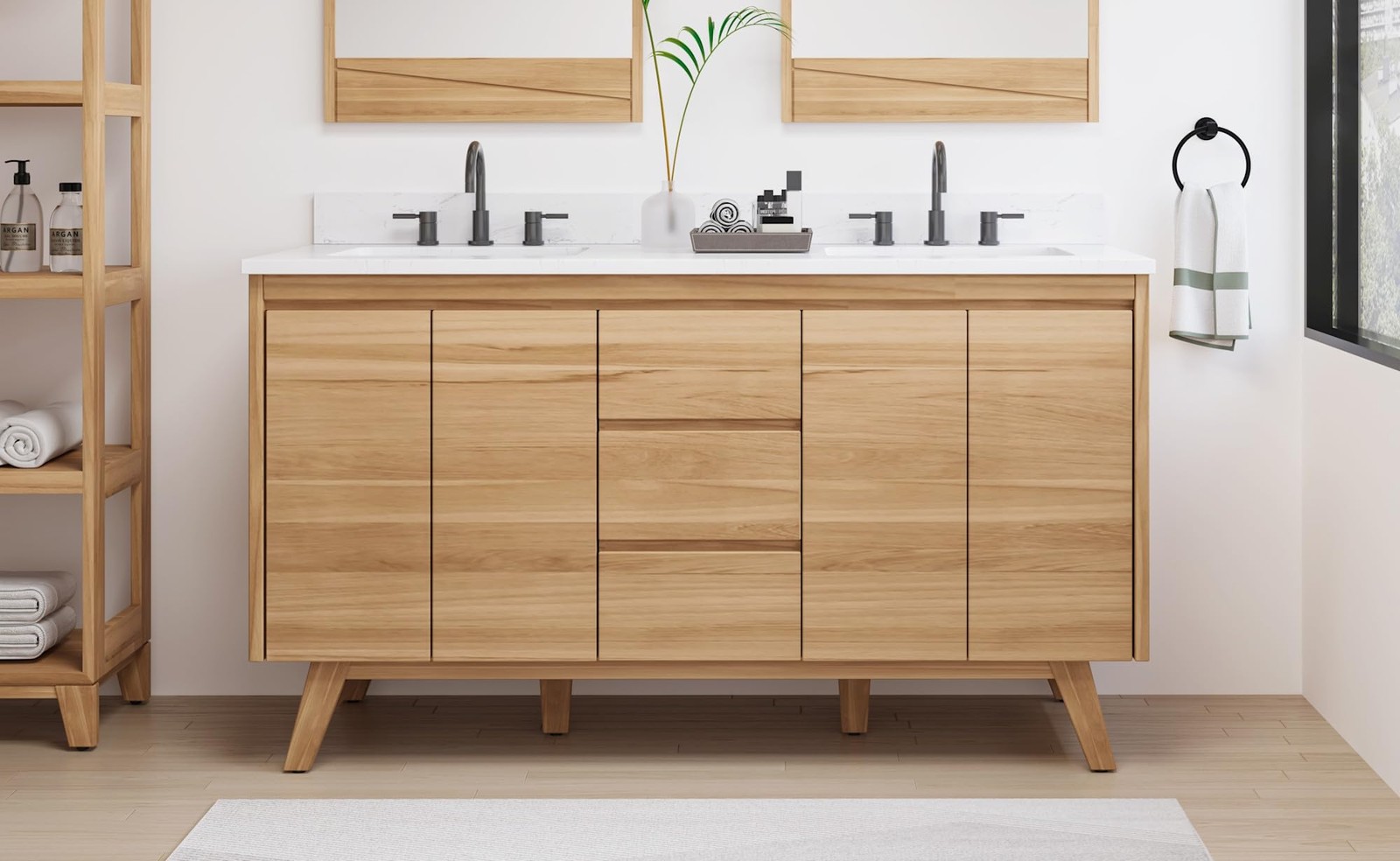 Avanity COVENTRY-VS61-E Coventry 60″ Free Standing Vanity Setanity Set*NEW*