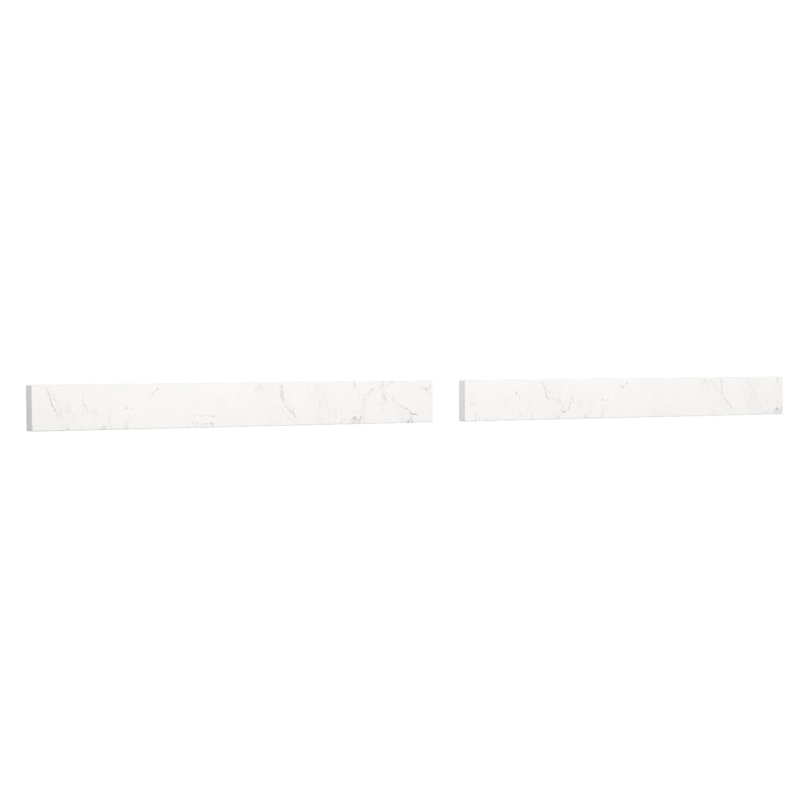 Wyndham Collection WCFVCA166BS 66″ x 3″ Backsplash – Carrara Cultured Marble
