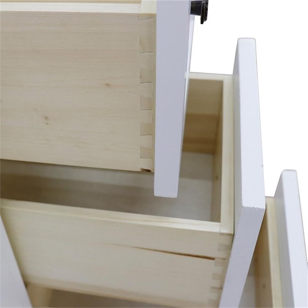 Plantation 36″ Single Solid Wood Vanity with Left Doors in Glacier Ash
