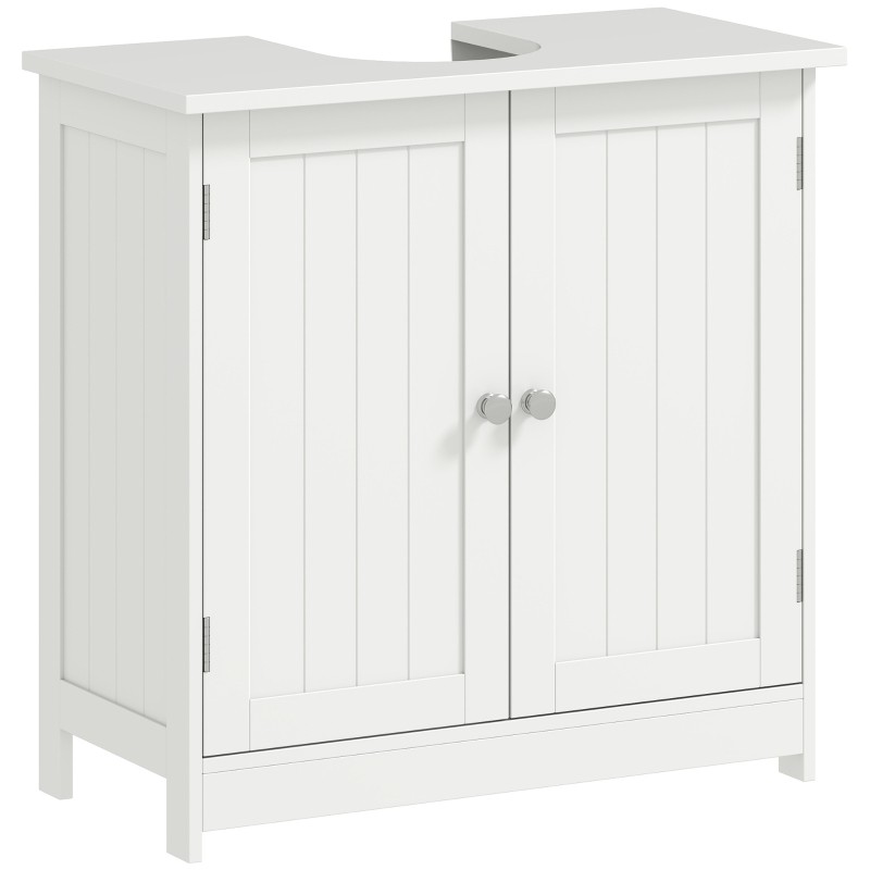 Pedestal Sink Storage Cabinet, Under Sink Bathroom Cabinet, White