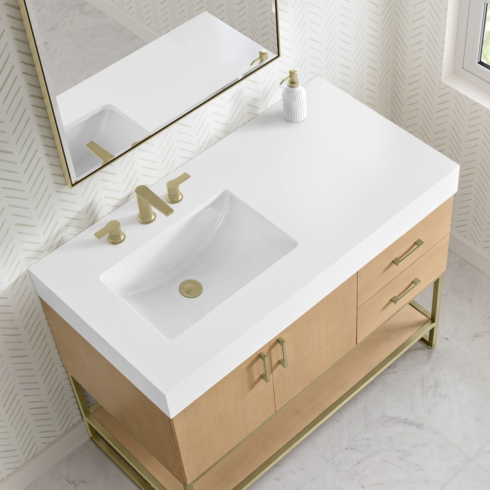 Miseno MV-MN521V42 Mauri 42″ – Warm Oak