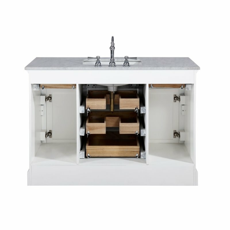 Design Element Group Milano 48″ Single Vanity in White