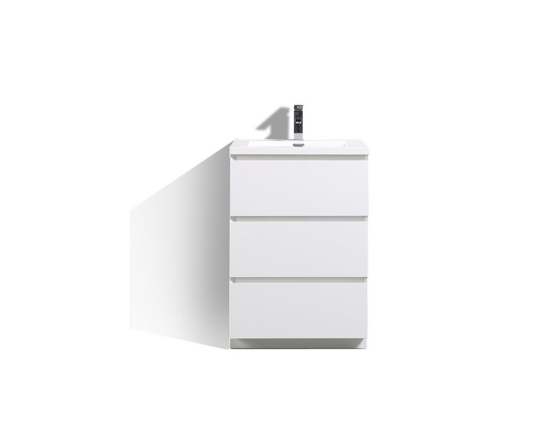 ANGELES 24″ FREESTANDING BATH VANITY WITH REINFORCED ACRYLIC SINK