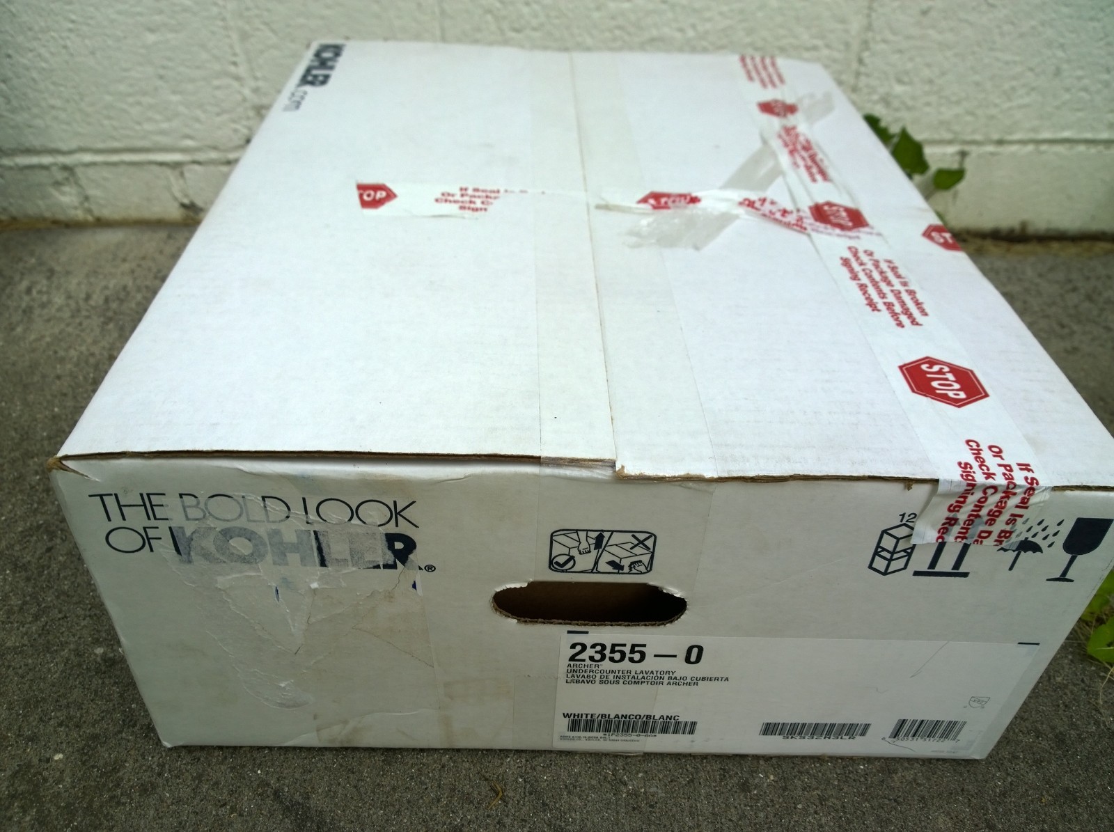 NIB Nice KOHLER Bathroom Vanity UNDER-MOUNT SINK (Archer K-2355-0)