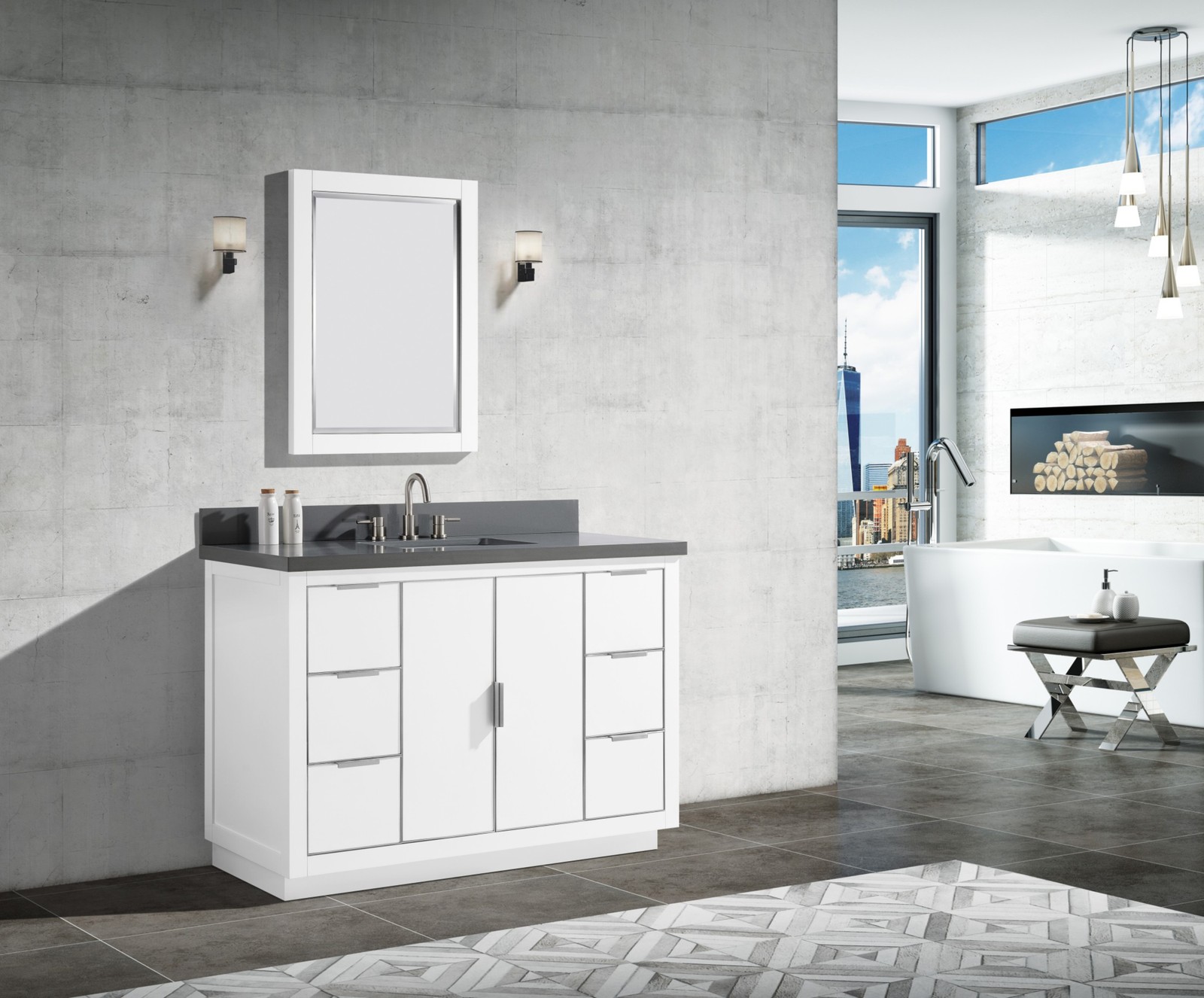 Avanity AUSTEN-VS49-S-GQ Austen 48″ – White