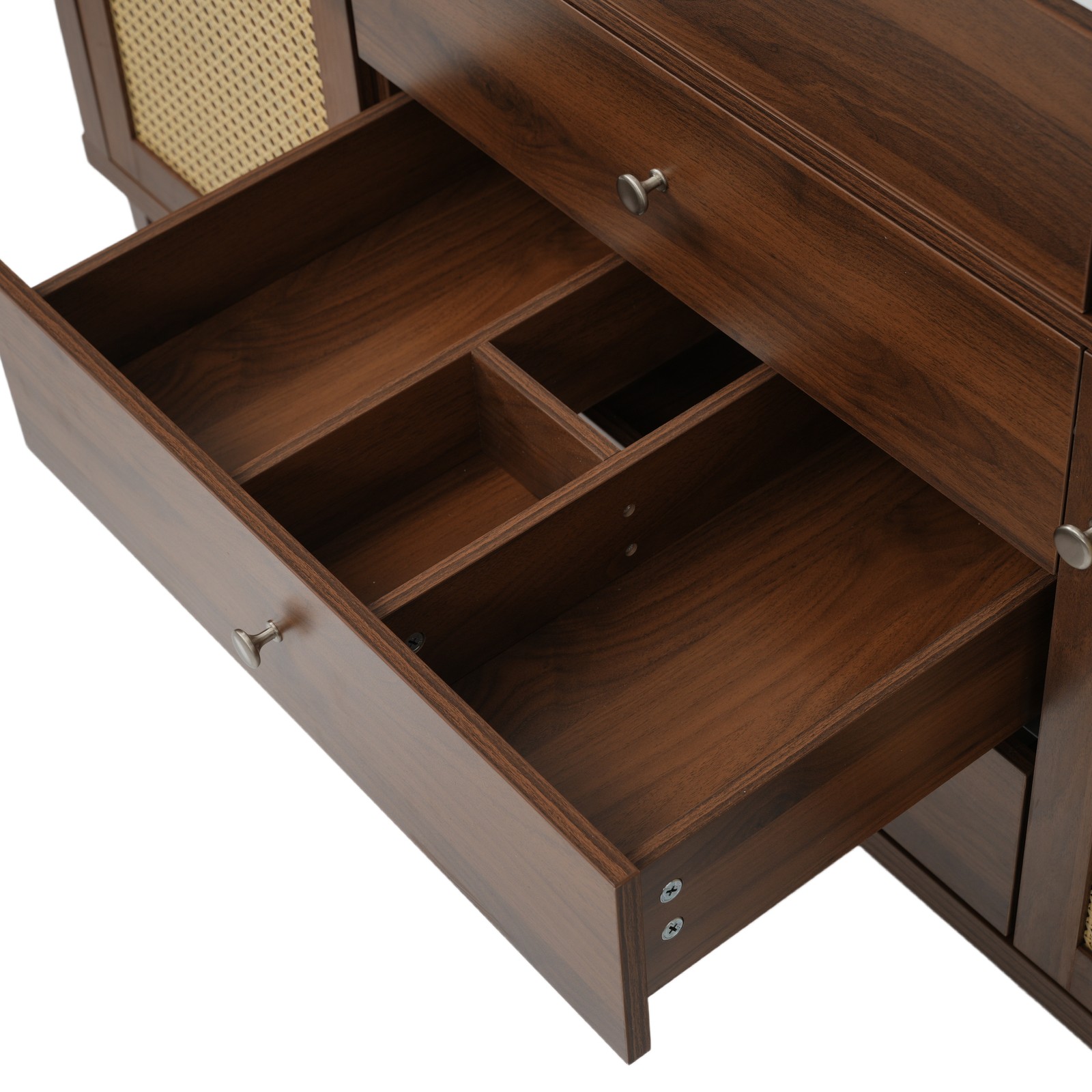 60″ Bathroom Vanity with Sink, Modern Storage Cabinet Brown