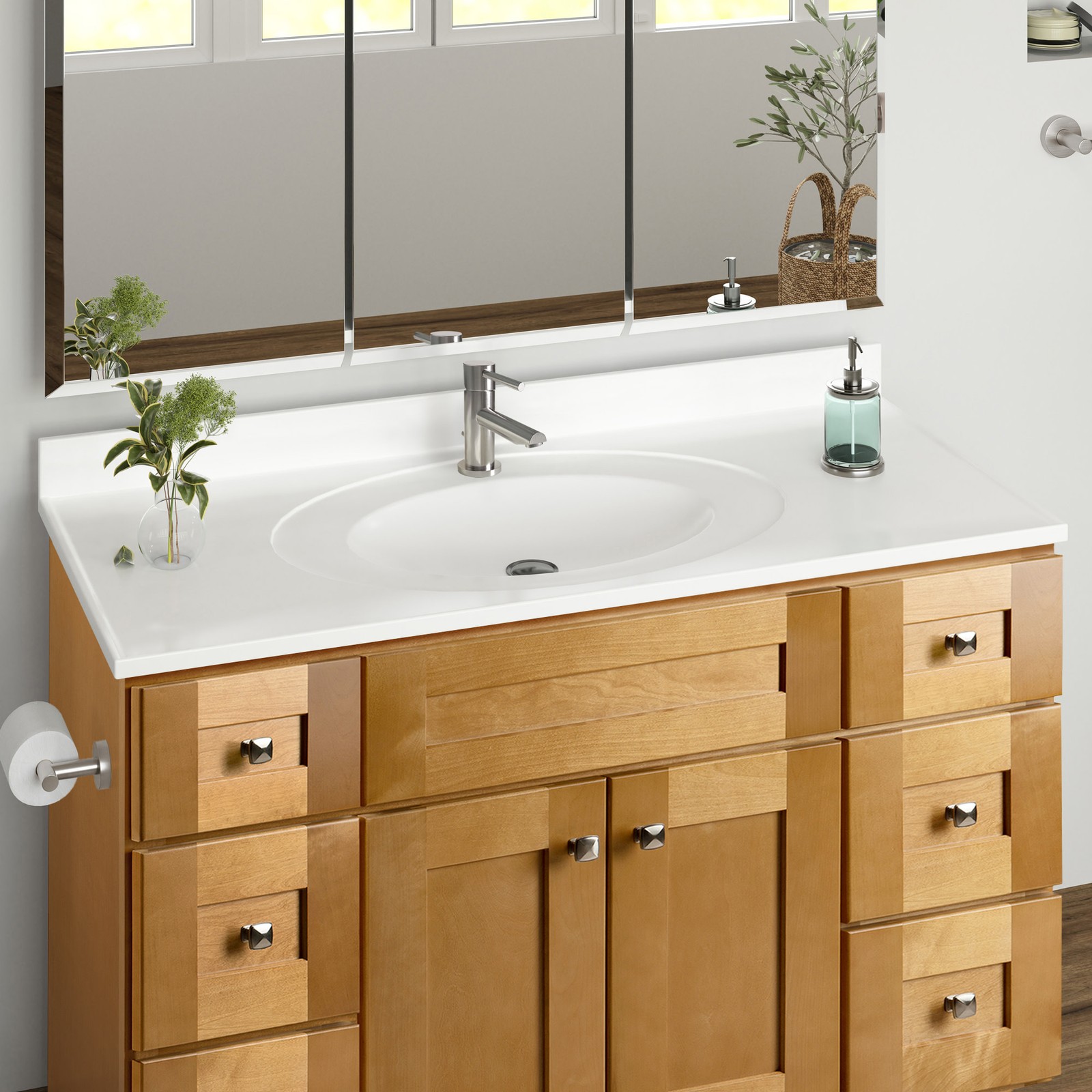 Design House 231712 Brookings 48″ – Modern Birch