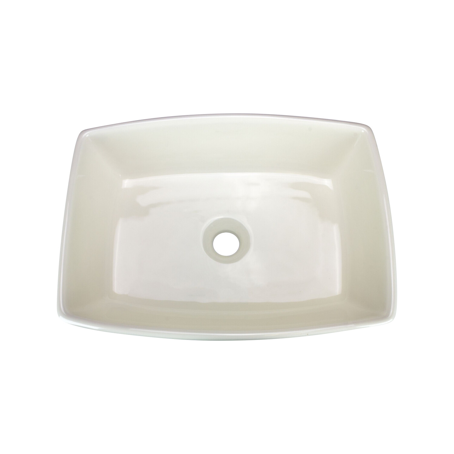 Tub Rectangular Vessel Bathroom Sink 18-3/4″ X 13-1/4″ X 5-1/2″ Ivory Porcelain