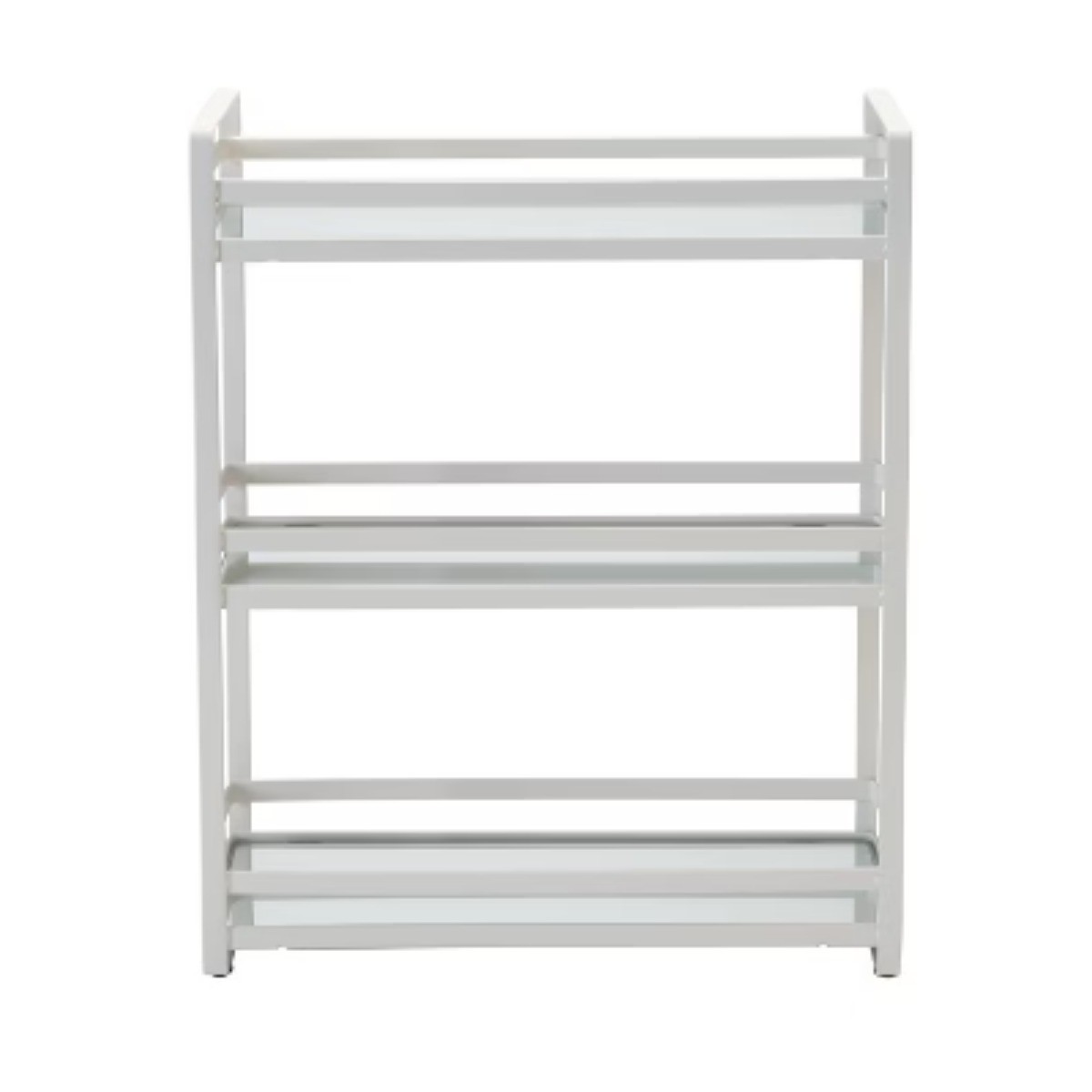 3 Tier Flat Wire Slim Vanity Tower White – Home Details