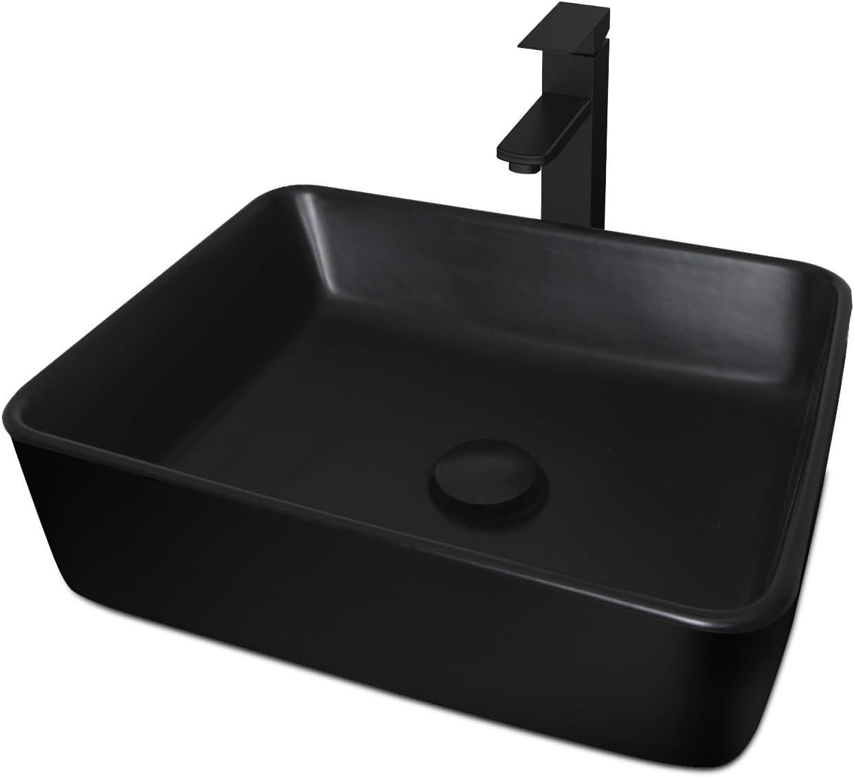28 Inch Black Floating Bathroom Vanity with 1-Door and 1-Drawer, Modern Wall Mou