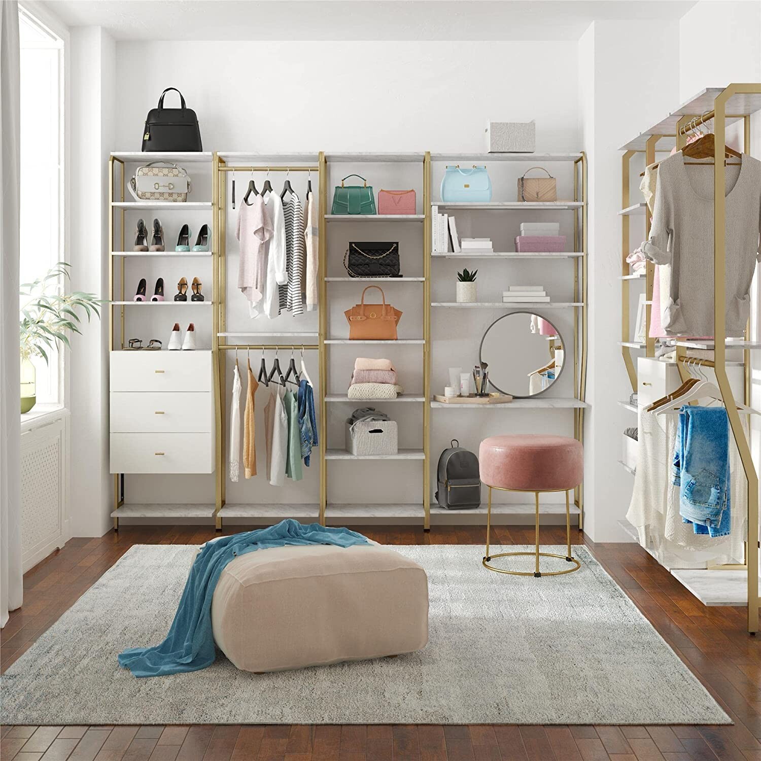 CosmoLiving by Cosmopolitan Gwyneth Closet-Vanity