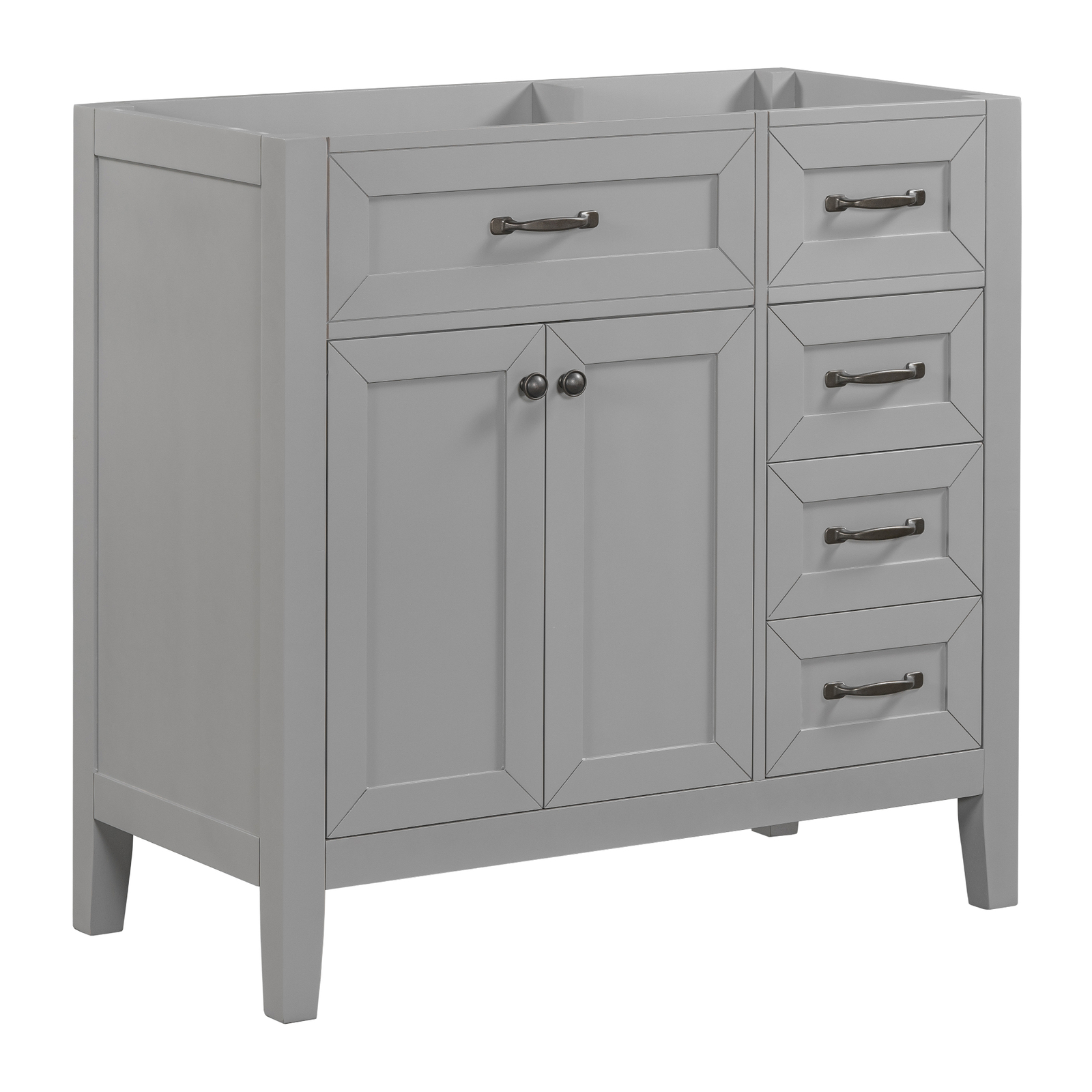 36″ Single Bathroom Vanity Bathroom Storage Cabinet (Sink Basin Not Included)