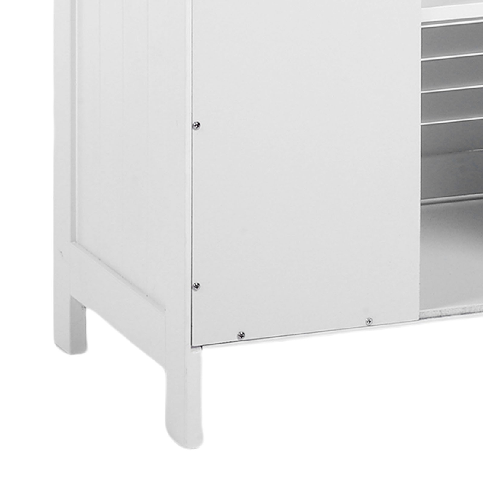 Bathroom Vessel Sink Vanity Storage Cabinet With 2 Doors Shelf White Furniture