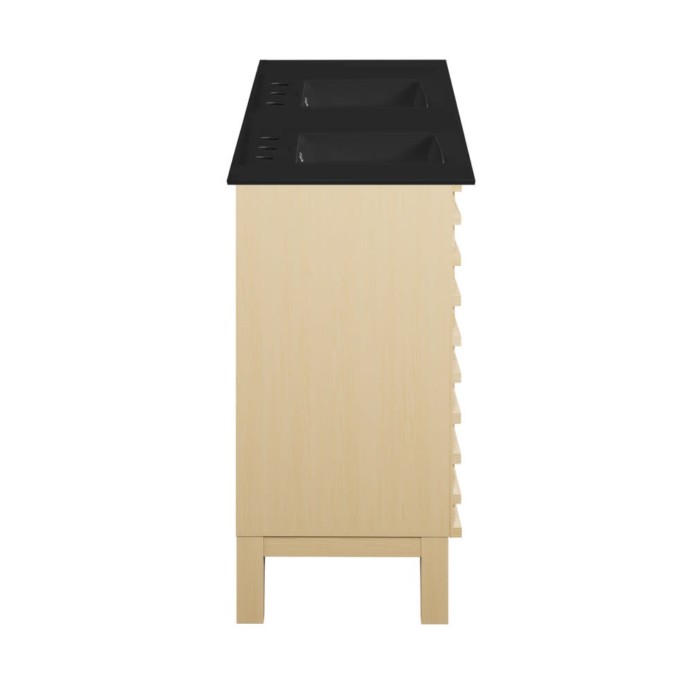Swiss Madison SM-BV557D-3MB Cascade 48″ – Natural Oak / Matte Black