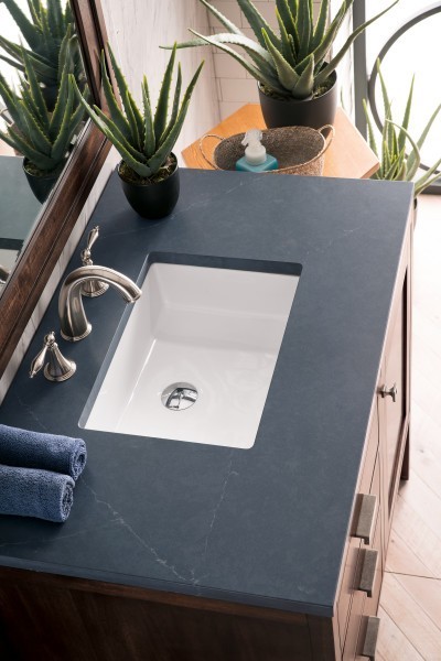 36″ James Martin Addison E444-V36-MCA-3CSP Vanity Cabinet Charcoal Soapstone Top