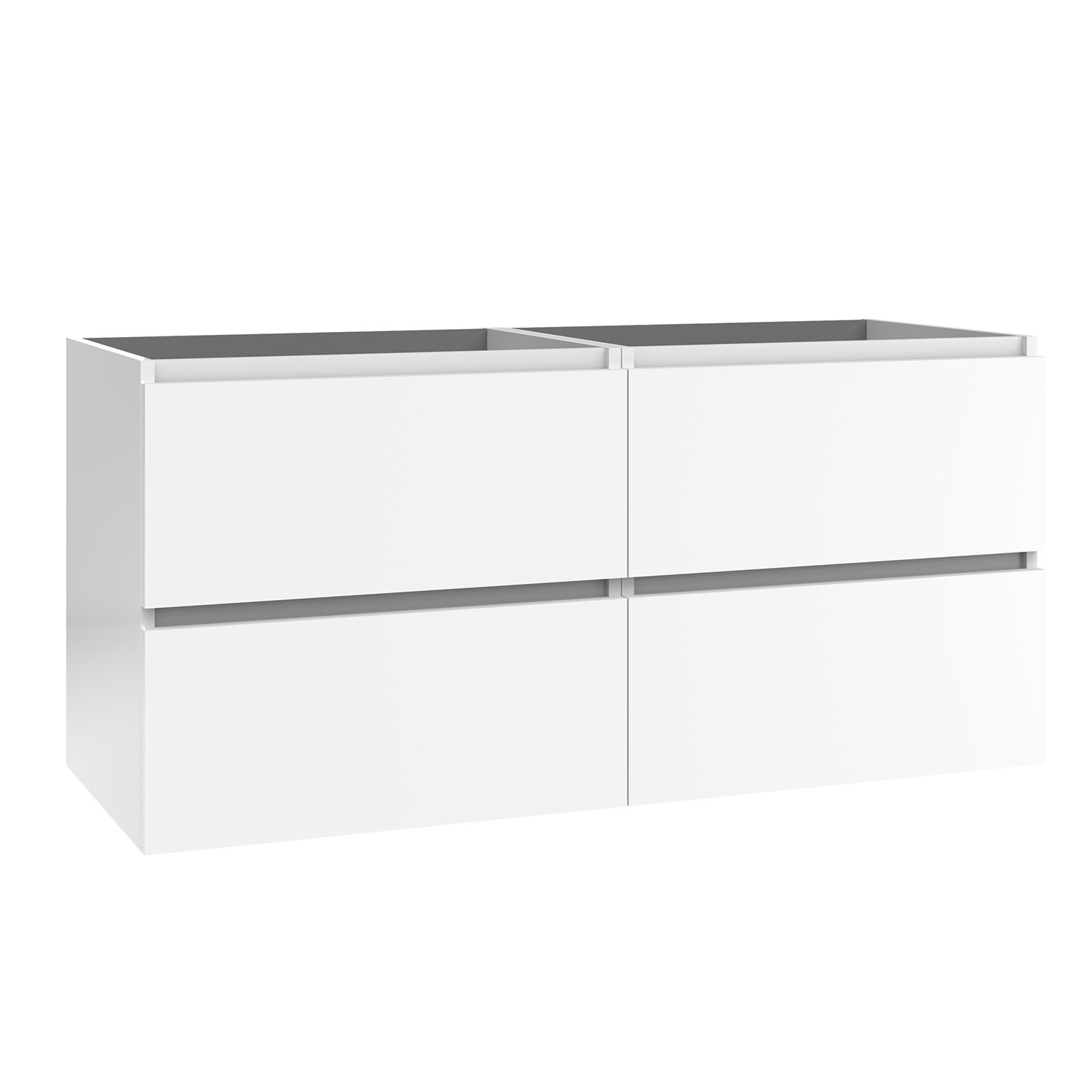 WS Bath Collections Flora C120D.000 Flora 47″ Double Wall Mounted – White