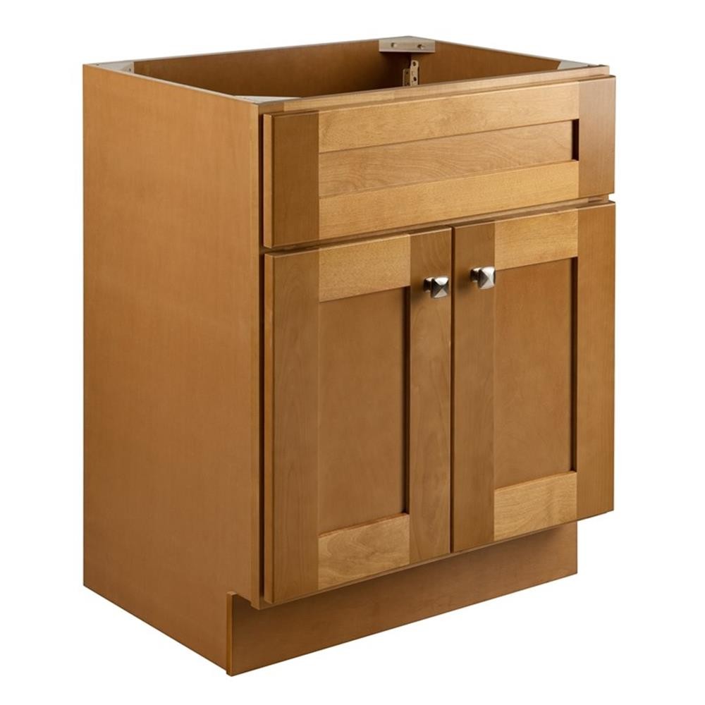 Brookings Wood Vanity w/o Top-Modern Birch 24in.x18in.