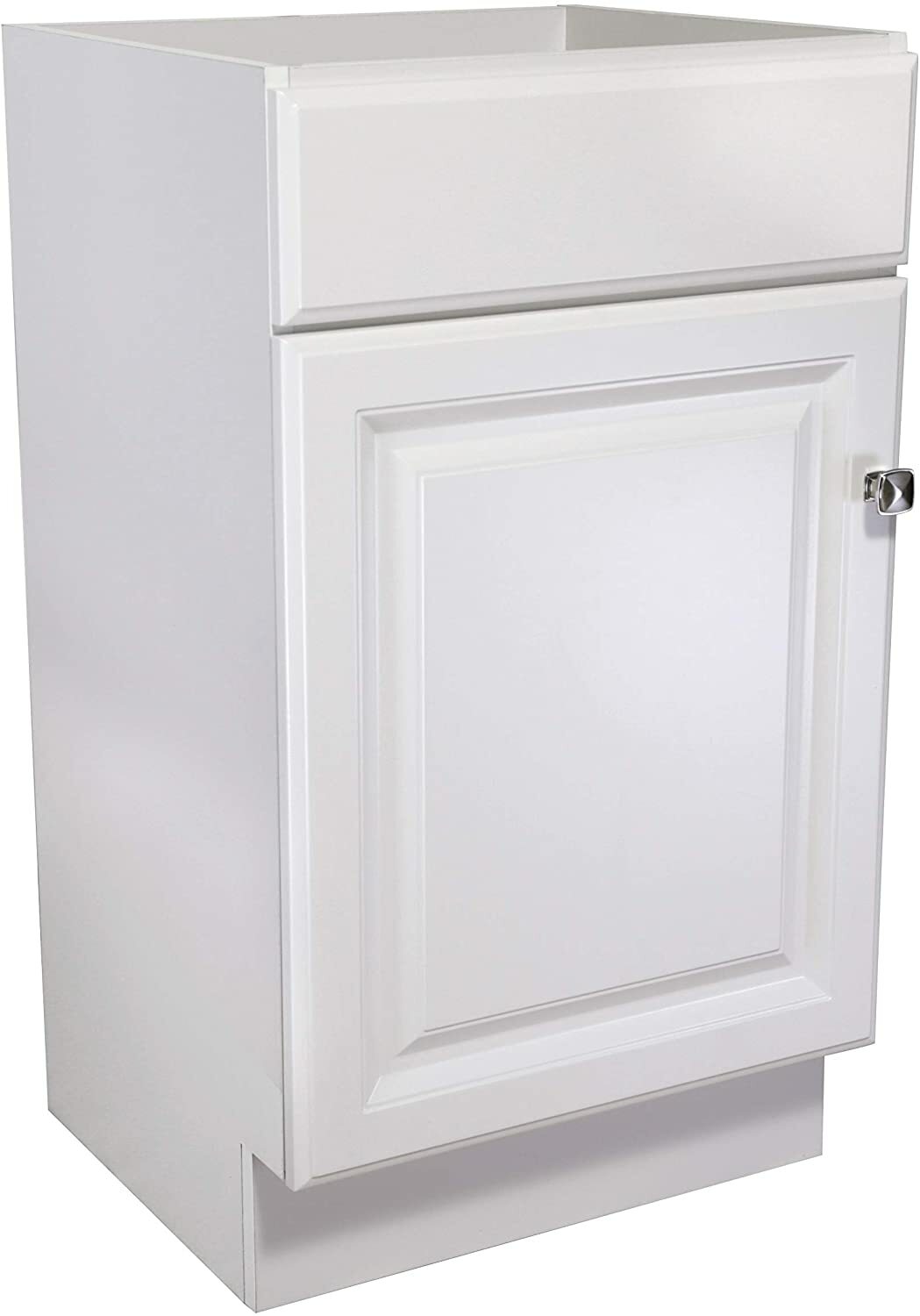 Small Bathroom Vanity 3/4 or 1/2 Bath Sink Cabinet Wash Room Compact White Thin