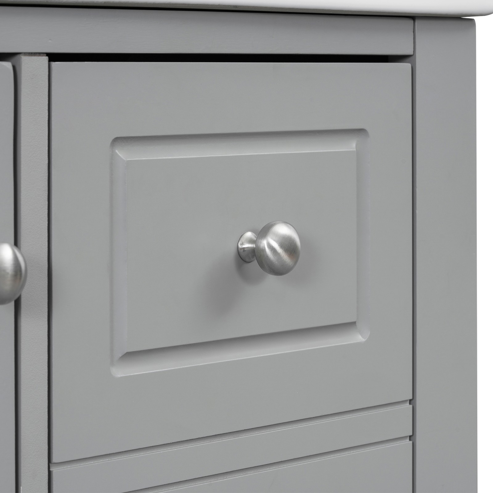 30″ Bathroom Vanity with Sink, Soft Close Door, Grey