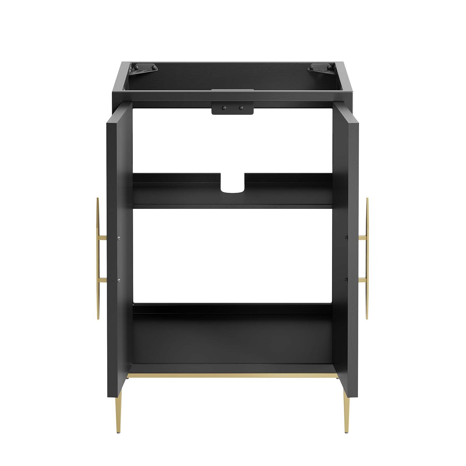 Modway Awaken 24″ Bathroom Vanity Cabinet in Black – Sink Basin Not Included