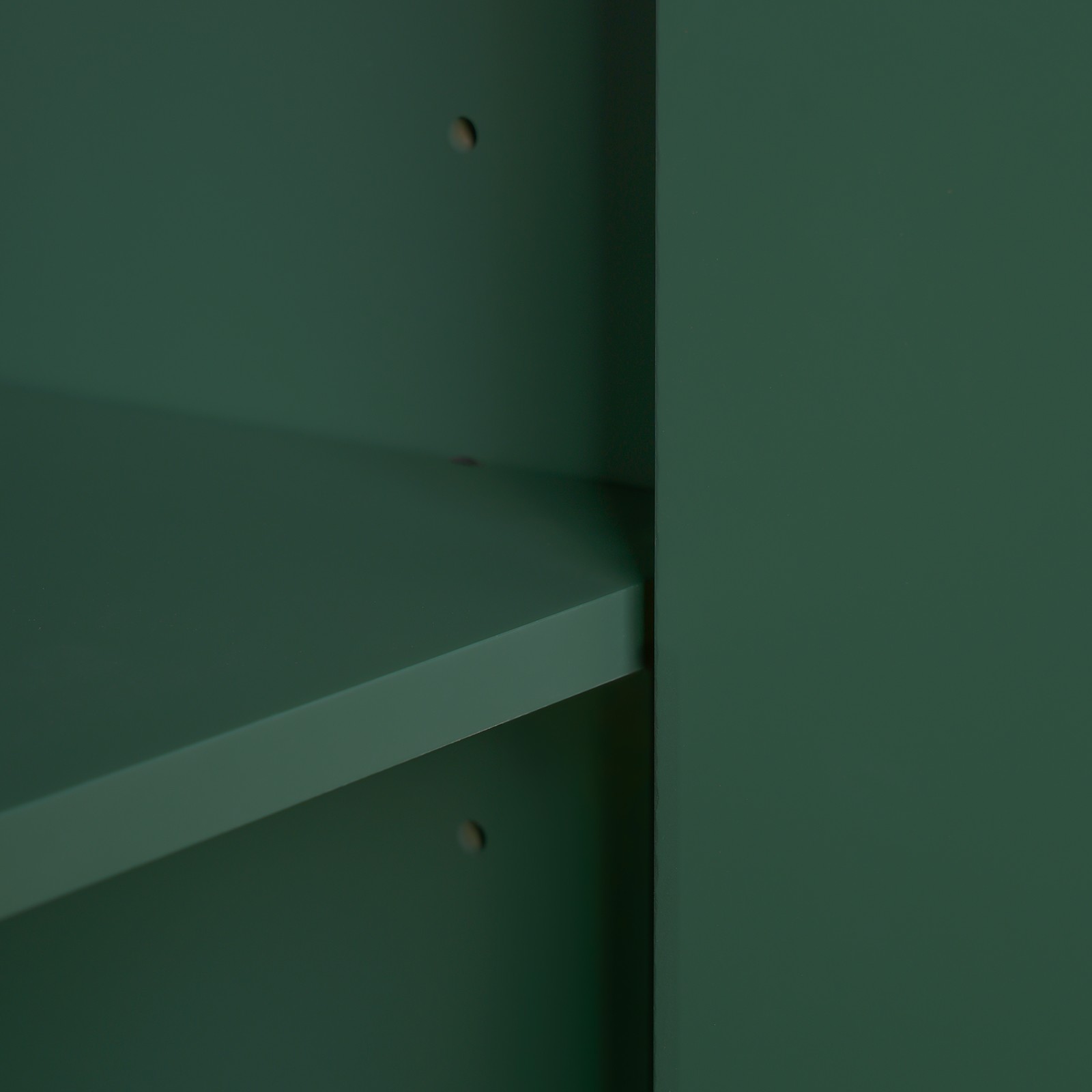 24 in Small Bathroom Vanity w/ Ceramic Sink & 2 Doors, Solid Wood&MDF, Green