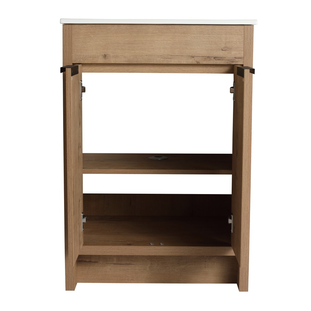 Vanity with Countertop and Two Soft-Close Cabinet Doors