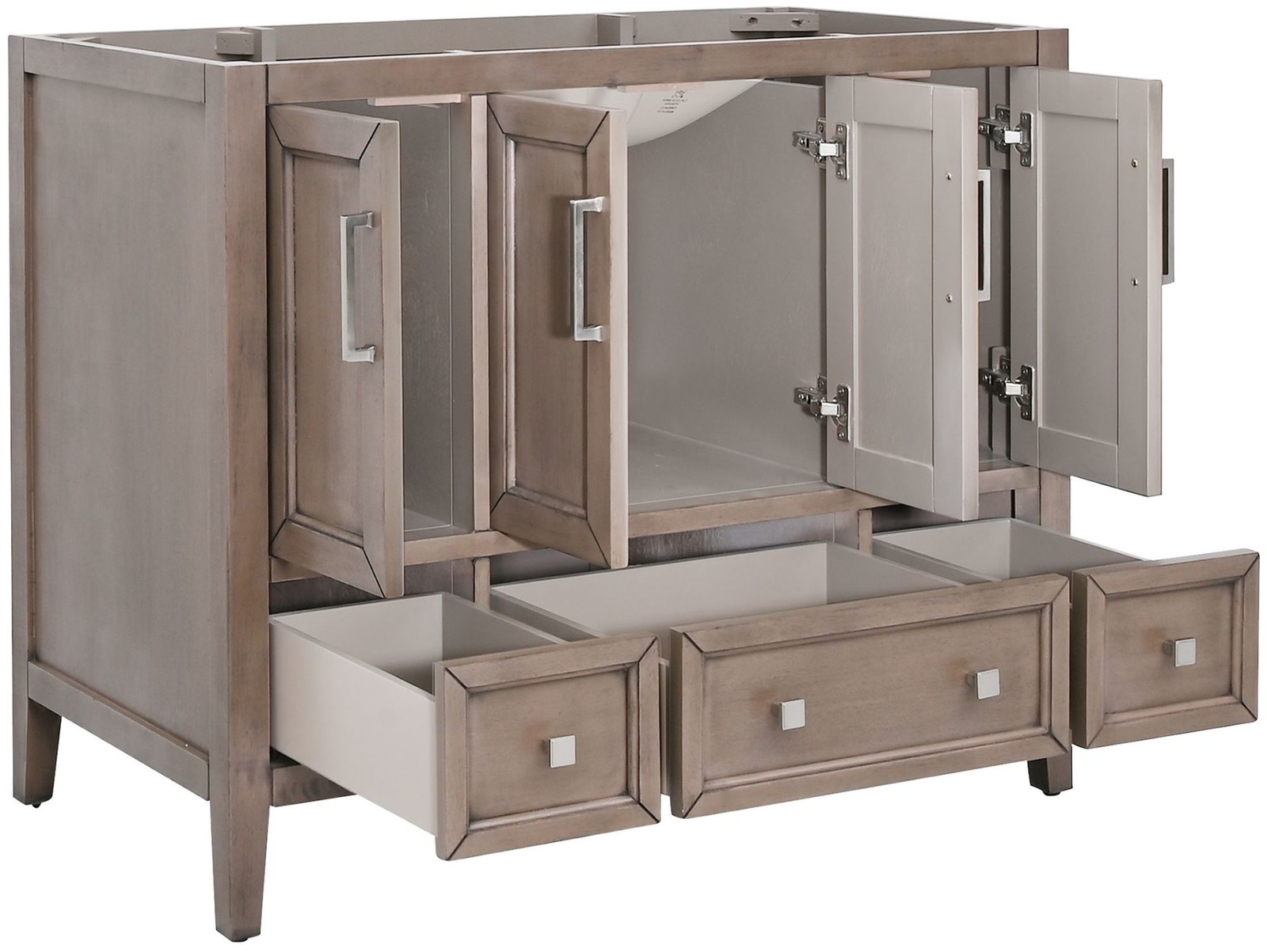 Avanity EVERETTE-VS43-WD-C Everette 42″ Single Basin Vanity Set – MultiColor