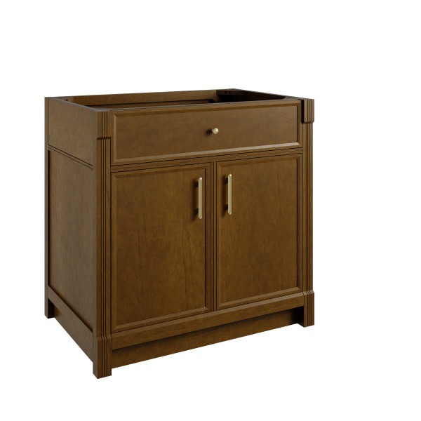 36″ James Martin Bellshire 660-V36-HNO Single Vanity Cabinet Honey Oak