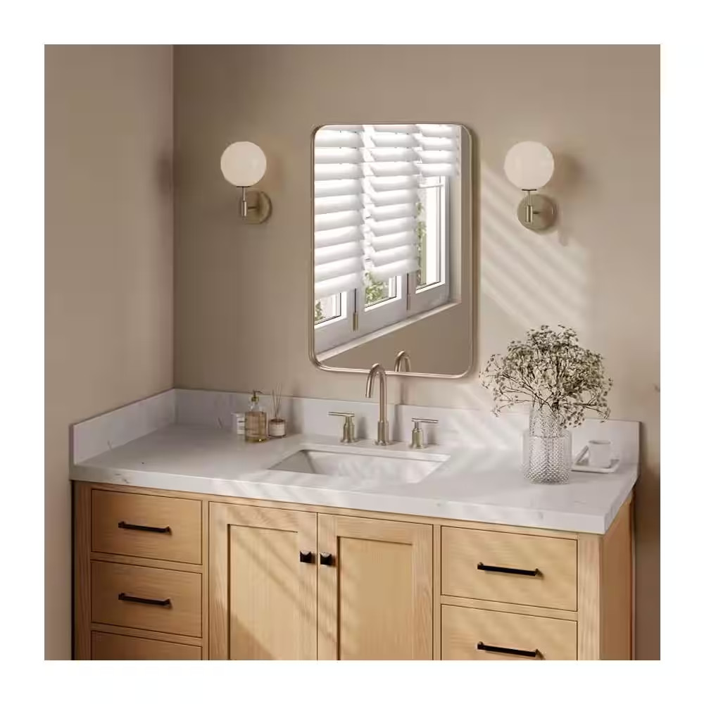21 In. Carrara White Quartz Vanity Sidesplash in White